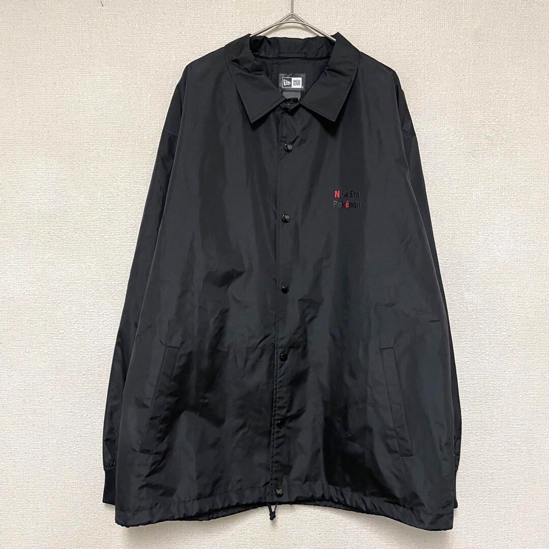 Used NEW ERA Pokemon Collaboration Nylon Coach Jacket Black Size 