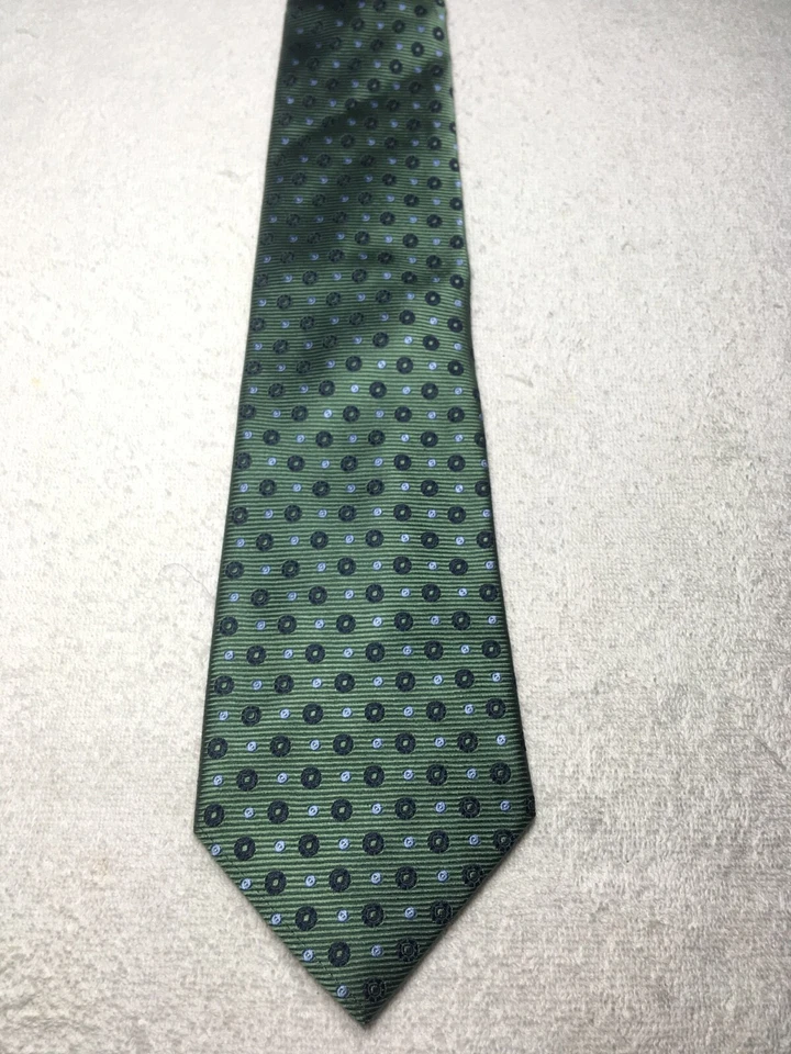 EAGLE CORBATA HOMBRE VERDE CON AZUL 4 X 60 NUEVA SIN ETIQUETAS Foto 2 de 4