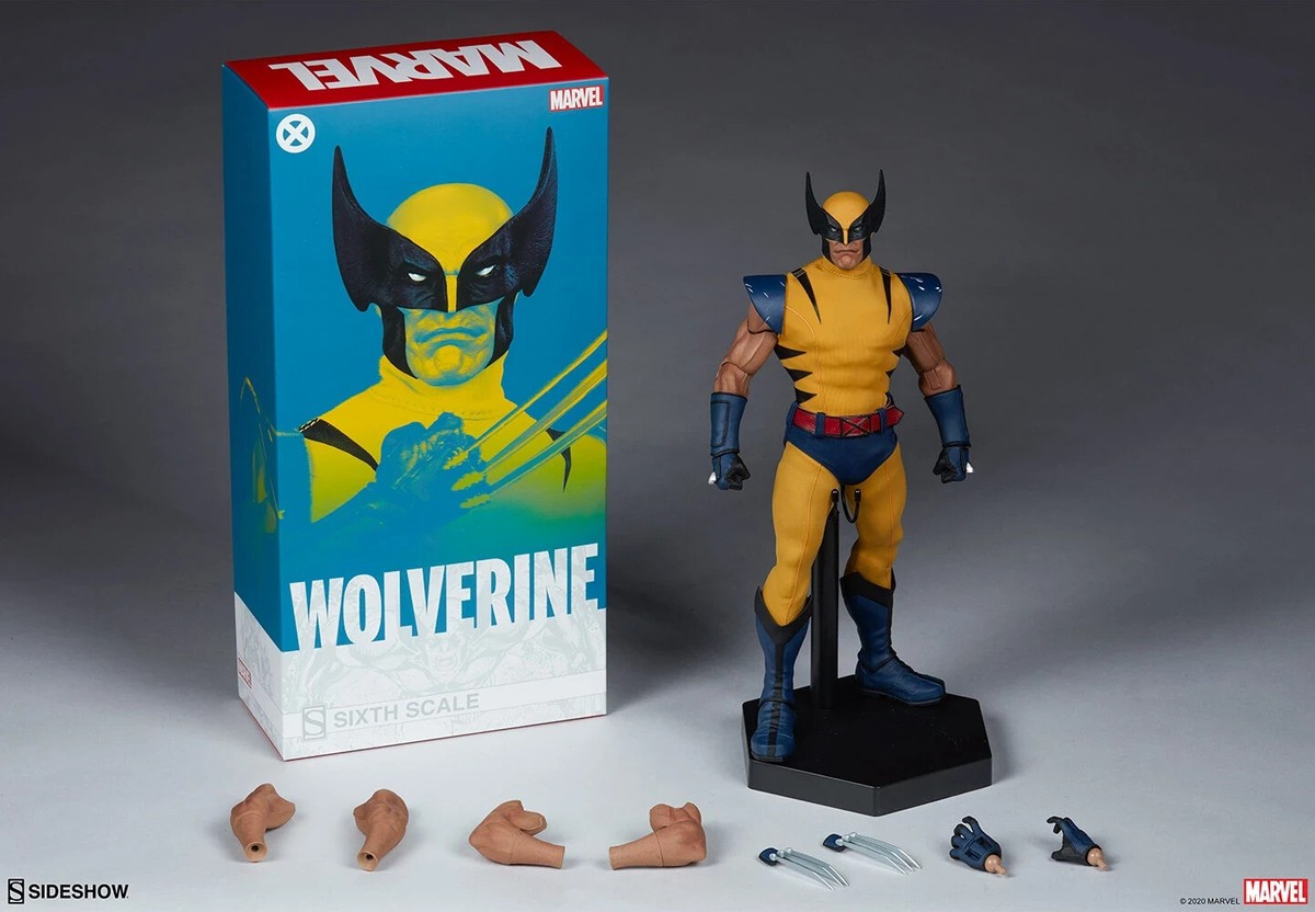 1/6 Scale Marvel X-Men Wolverine Exclusive Figure Sideshow USED