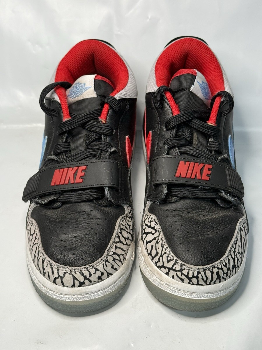 Nike Air Jordan Legacy 312 Low Chicago Flag Black Blue