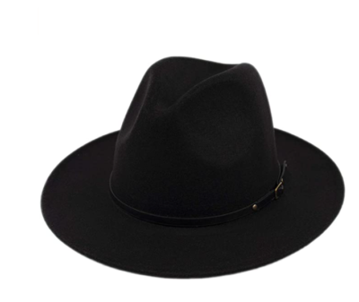 Womens Classic Wide Brim Floppy Panama Belt Buckle Wool Fedora Hat Travelwant Womens Classic Wide Brim Floppy Panama Hat Belt  main image 2