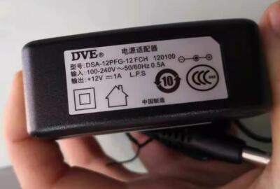 DVE Diven 12V1A Adapter Network Set Top Box Power Supply DSA-12PFA-09 FCH 120100