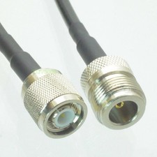 1pc KSR195 20inch RF pigtail N female jack pin to TNC male straight Cable Jumpe