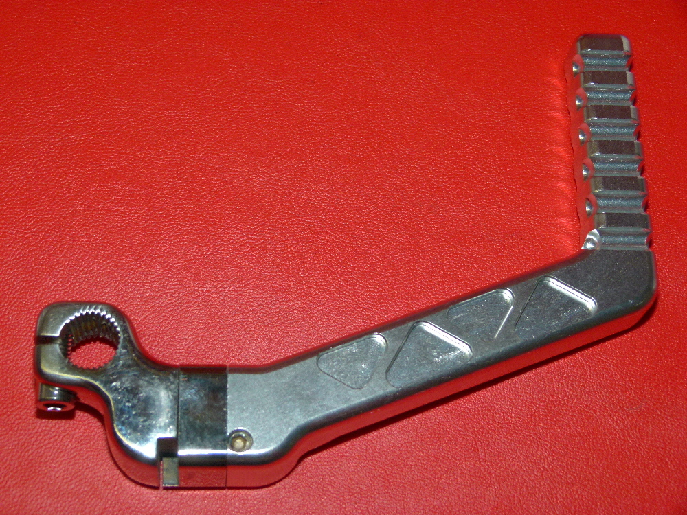 Kick alu CNC gris CP545 pour Pit Bike de cross axe 13mm