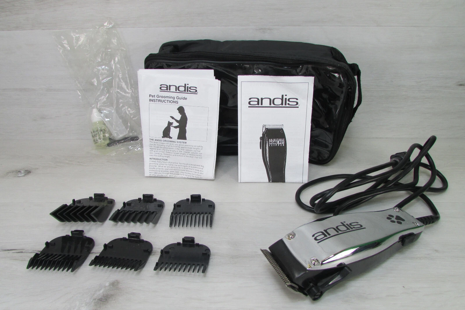 CLIPPER for dogs pets ANDIS MC-2 with ACCESSORIES & CASE