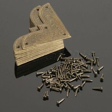 44MM Antique Decorative Gift Wine Box Case Angle Corner Protector Cover 20PCS