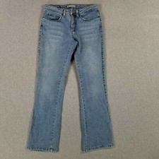 Vintage Lee size 6 Mid Rise Bootcut Jeans Lower On The Waist Heavy Quality Denim