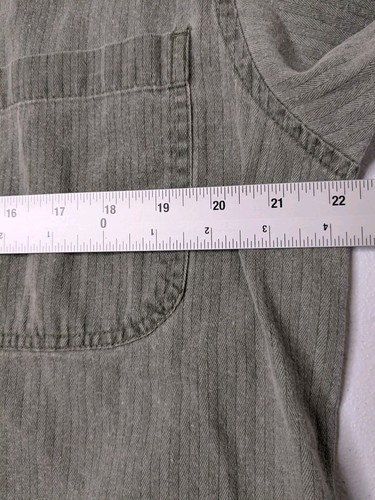 Vintage Route 66 Shirt Men's M Green Button Up Short Sleeve Chest Pocket - Picture 4 of 5