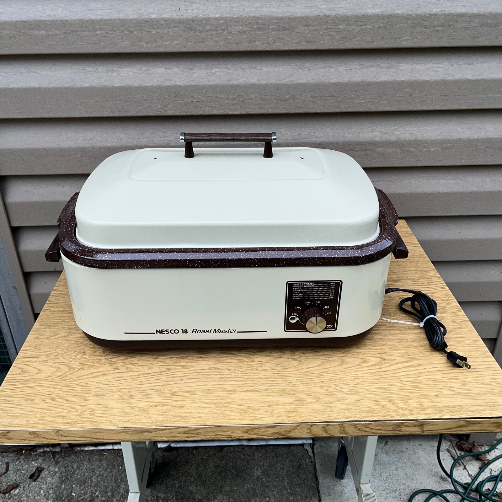 NESCO 18 QUART ROAST MASTER MODEL 421807 GENTLY USED eBay