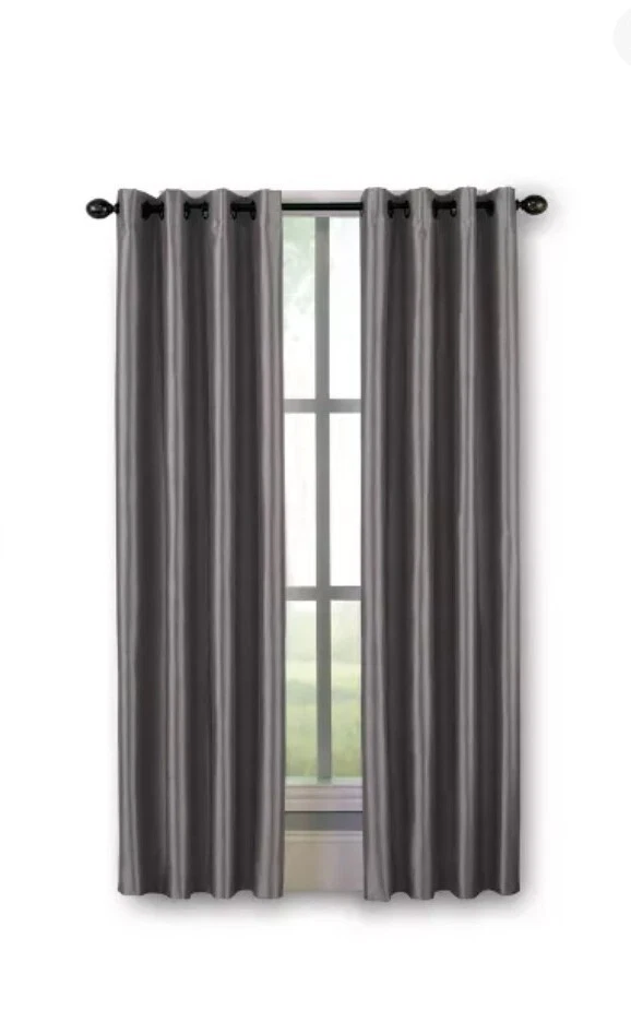 Panel de cortina de ventana Malta con filtro de luz de 2 piezas - Cortinas 50 pulgadas de ancho 95 pulgadas de largo nuevo  Foto 2 de 4