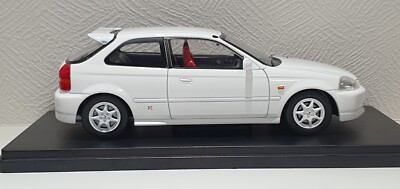 1/24 Hachette 1997 HONDA CIVIC TYPE R EK9 WHITE diecast model