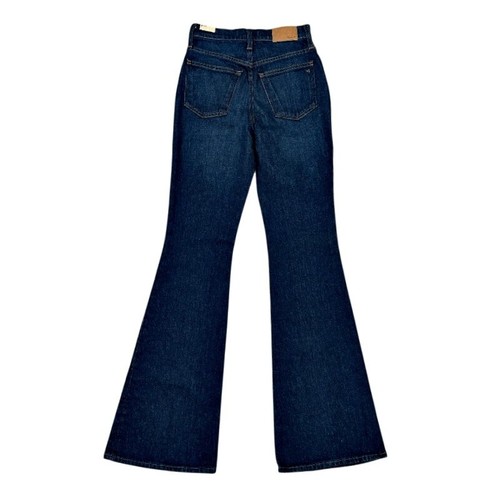 NUEVO Pantalones de mezclilla acampanados vintage Madewell para mujer talla 23 lavado oscuro estilo retro - Imagen 3 de 10