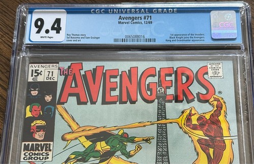 Avengers #71 CGC 9.40 WP - Picture 2 of 3