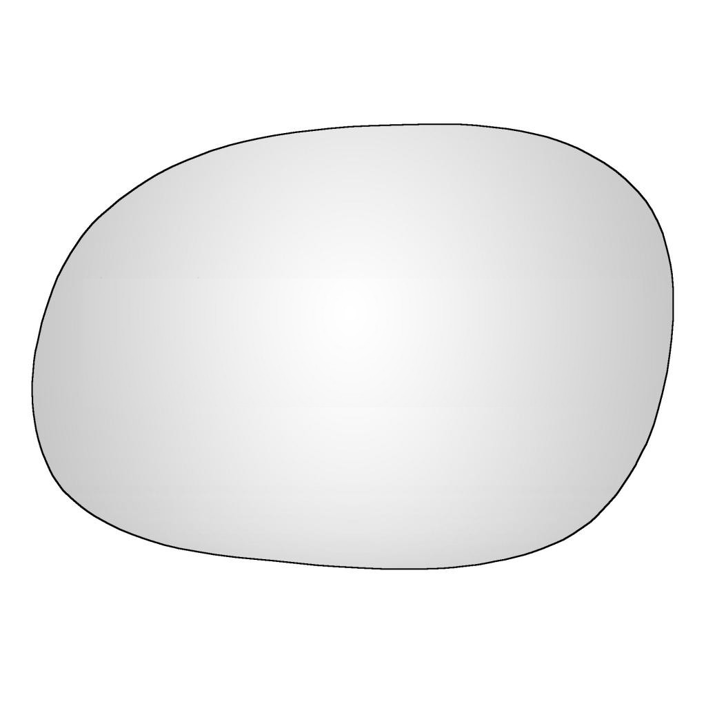Left Hand Passenger Side Peugeot 206 1998-2010 Convex Wing Door Mirror Glass