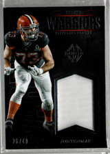 2018 Panini Majestic Unsung Warriors Materials #13 Joe Thomas /49
