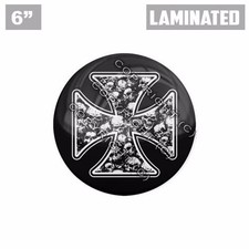 1 Custom X Large Laminated Glossy 6 3m Premium Decal Sticker - Iron Cross
