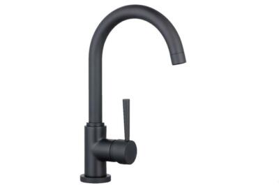 Schütte Design-Spültischarmatur CORNWALL hohe Ausführung Schwarz matt