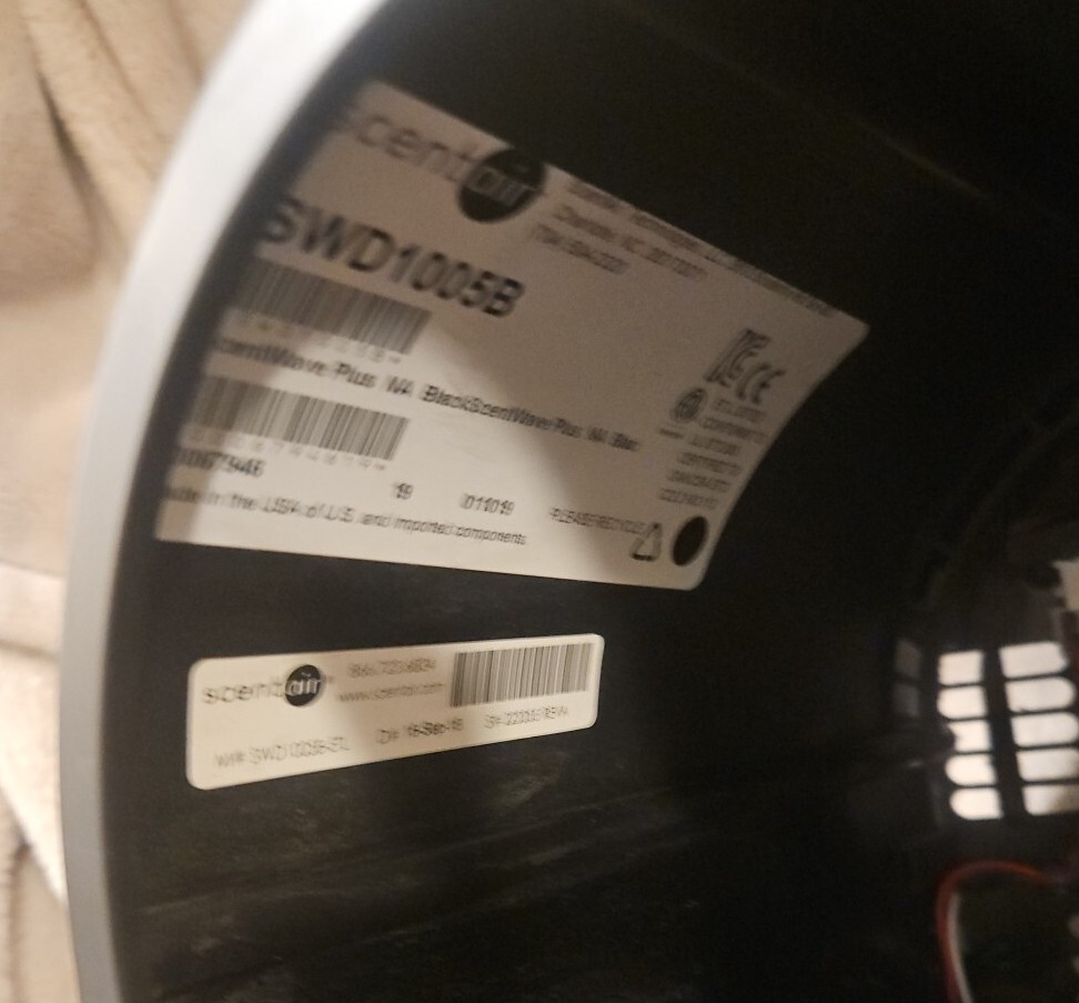 WESTIN SCENTAIR SCENTWAVE Machine CARTRIDGES (2 WHITE TEA) PREOWNED NO CORD eBay