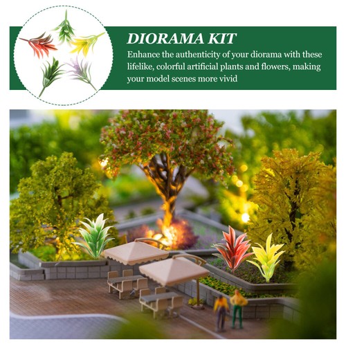 50 Pcs Simulation Von Pflanzen Modellen Miniatur-Gartenlandschaft - Bild 3 von 12