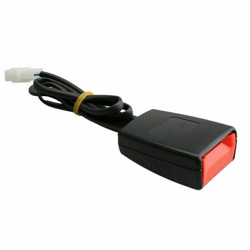 Front Driver Safety Seat belt Buckle Plug Connector Warning Cable Camlock Duty - Picture 6 of 12