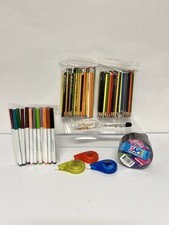 Classroom Supplies Lot Markers Colored Pencils Ticonderoga Crayola Wite Out Tape