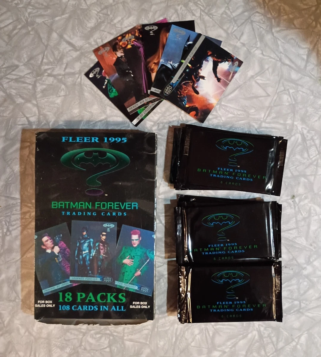 Fleer Batman Batman Forever Sealed Non-Sport Trading Card Packs