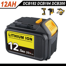 Pack For DeWalt 20V 20 Volt Max XR 12.0AH Lithium Ion Battery DCB206-2 DCB205-2