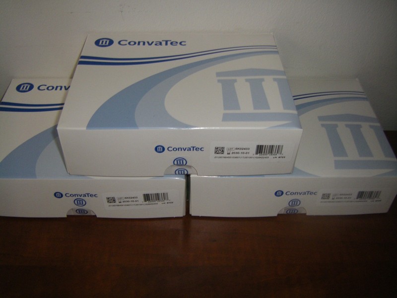 3 New Boxes (30 ct.) ConvaTec Natura SUR-FIT Urostomy Pouches - 1 3/4" - Ex 2030
