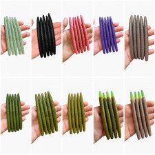 25 ct - 5" Soft Plastic Stick Worms Bass Fishing Senko Style Baits USA