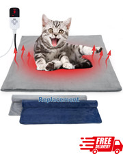 Outdoor Cat Heating Pad Waterproof Electric Pet Bed with Adjustable Temperature
