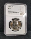 1960 50c FRANKLIN HALF DOLLAR NGC PF 65 8342