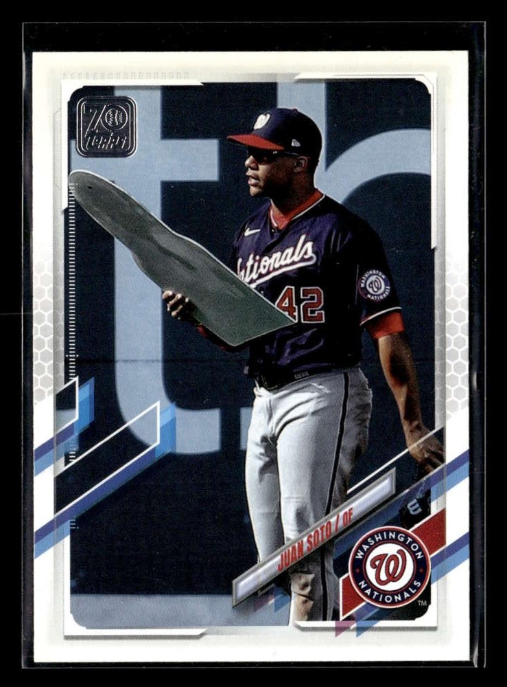 2021 Topps Juan Soto #330 Image Variation SP Nationals TV547