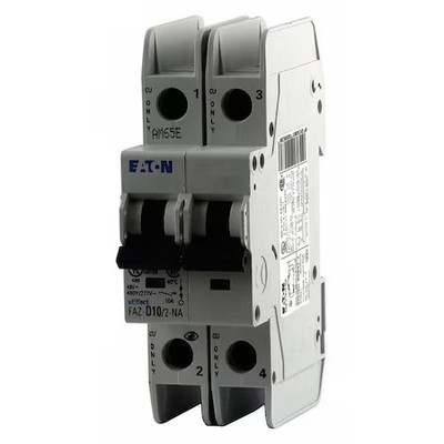 Eaton Faz-C25/2-Na Iec Miniature Circuit Breaker, Faz-Na Series, 25A, 2 Pole,