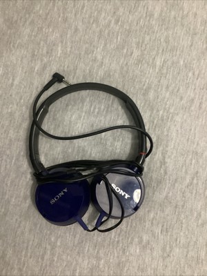 Sony Wired Over the Ear Headphones - Blue