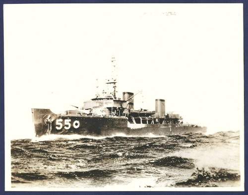 USS RAVEN AM-55 Minesweeper 8 x 10 Official USN Photo