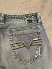 Diesel Viker Jeans Mens 36x32 Distressed Light Wash Denim Y2K Straight Leg — photo 4