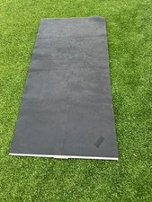  Tessuto Alcantara 9002 Nero Rivestito in Schiuma 140 cm x 120 cm Rimanenza