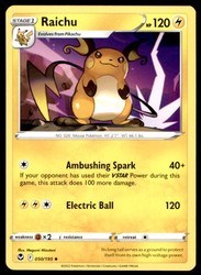 Raichu 050/195 Silver Tempest