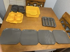 REI Staff 2012 Mess Kit Tableware Set Camping, - Yellow Nesting Tub Utensils