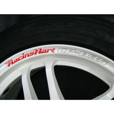 RACING HART CP035 15'' 16'' WHEELS SET DECALS STICKERS FREE SHIPPING WORLDWIDE