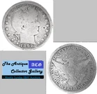 Antique 1892⌛US Philadelphia Mint Silver Barber Quarter🪙Antique🪙