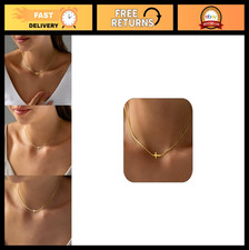 Trendy 18K Gold Plated Cross Necklace for Women - Dainty Minimalist Faith Jewelr