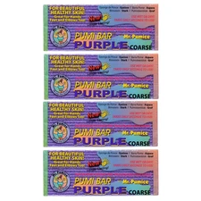 Purple PUMI Bar - Extra-Coarse, Pumice Stone for Feet Callus Remover, Pedicure T