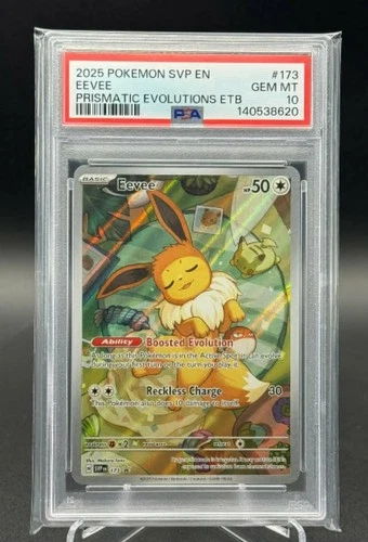 New Listing2025 Pokemon TCG Sv: Scarlet & Violet Promo Eevee 173 Holo EN PSA 10