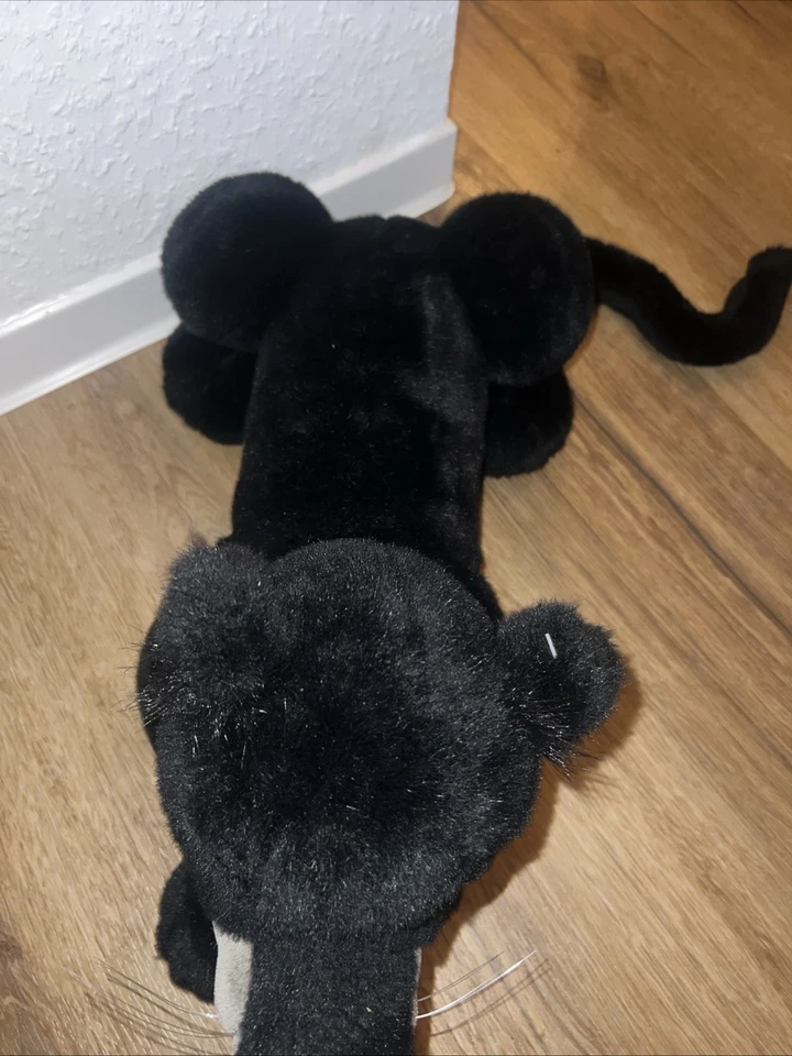 Vintage XXL Disney Schwarzer Panter Bagheera Dschungelbuch Stofftier - Bild 2 von 4