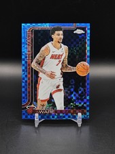 2025-26 Topps Chrome Kel'el Ware Blue X-Fractor #129 Miami Heat