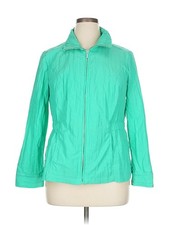 Cj Banks Women Green Jacket 14