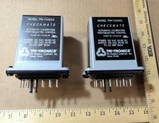 Lot Of Two [2] Tri-Tronics Checkmate Photo Controls Model PM-7400X5