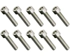 M6 X 30mm Bolts x 10  kart - Side Pods -Sprocket Carrier - TonyKart Rotax -