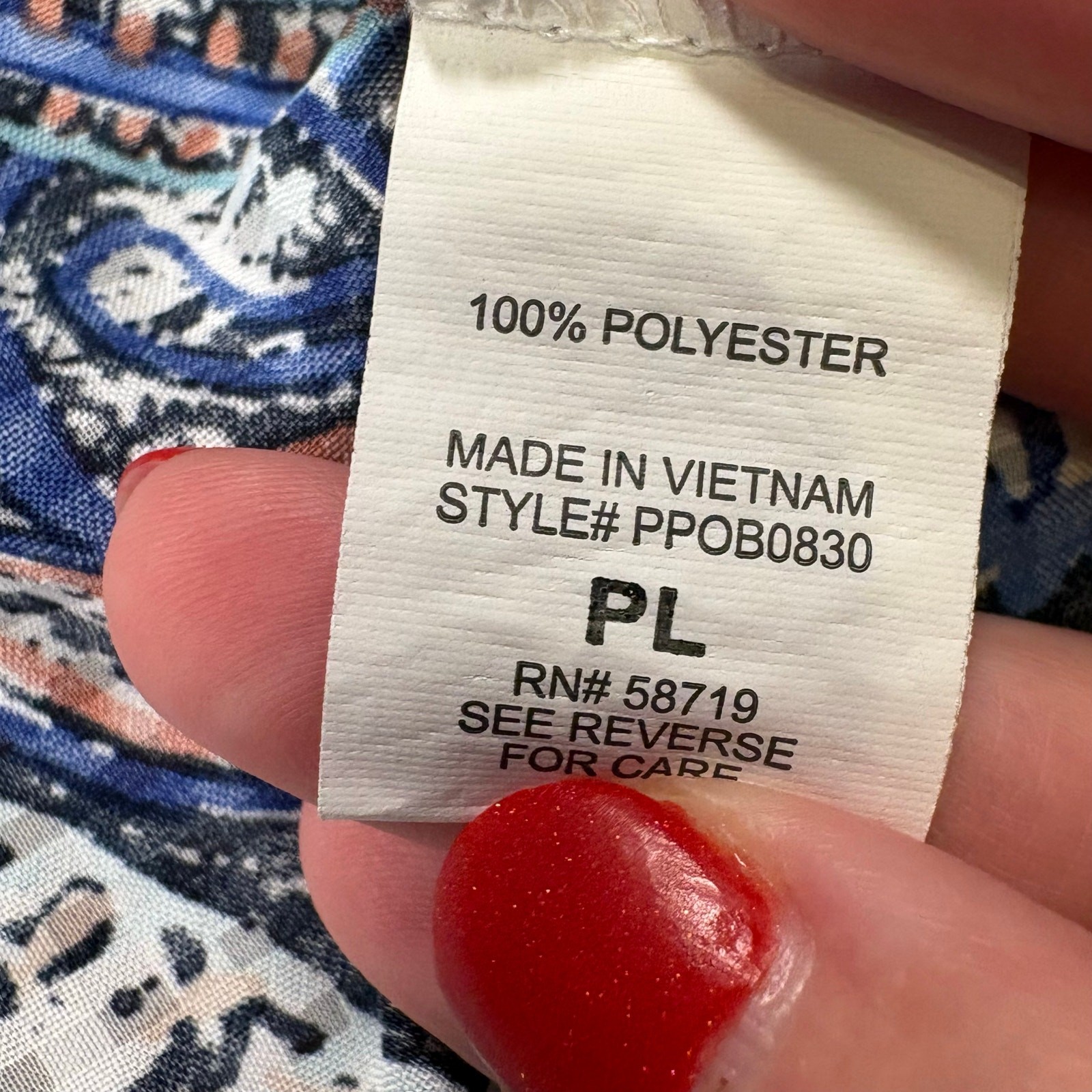 Notations Button Down Shirt Size Petite Large - image 5